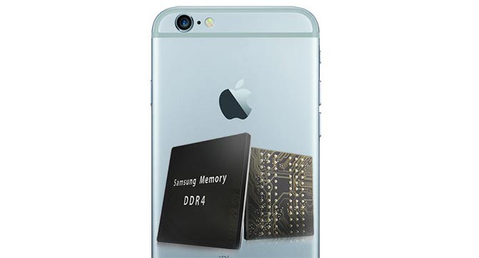 Смартфон Apple iPhone 6s получит 2 ГБ памяти стандарта LPDDR4