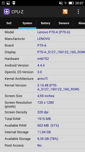 Обзор смартфона Lenovo P70 c аккумулятором 4000 мАч