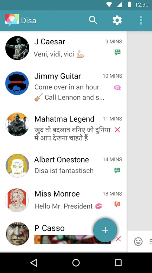 Disa - мобильный мессенджер, обещающий объединить все популярные протоколы, появился в Google Play