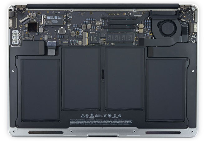 В iFixit разобрали ноутбуки Apple MacBook Air начала 2015 года, оценив их ремонтопригодность и возможность модернизации