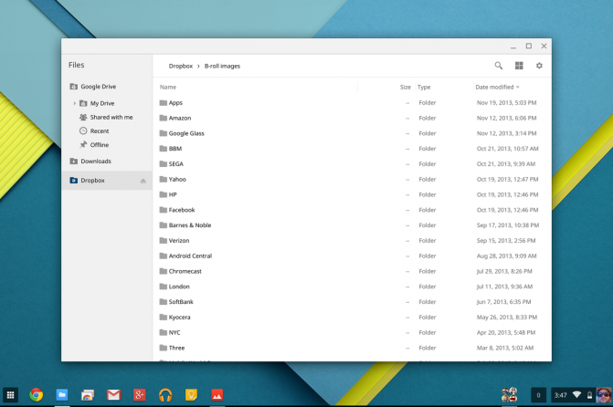 Dropbox-files-on-Chromebook