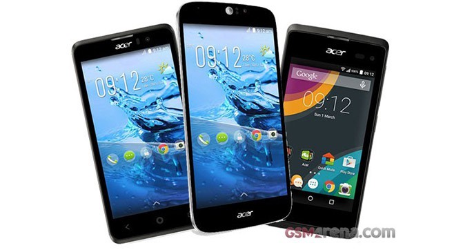 Acer привезла на MWC 2015 несколько новых смартфонов