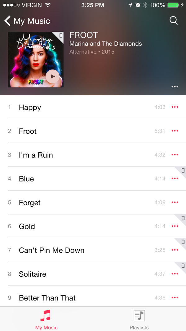 Приложение Apple Music получит существенно переработанный дизайн в iOS 8.4