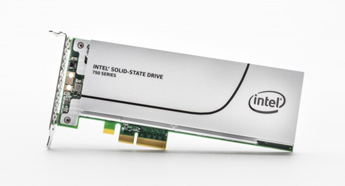 Intel выпустила высокоскоростной потребительский SSD 750 Series