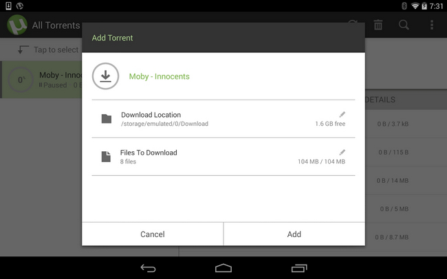 Обзор торрент-клиентов для Android