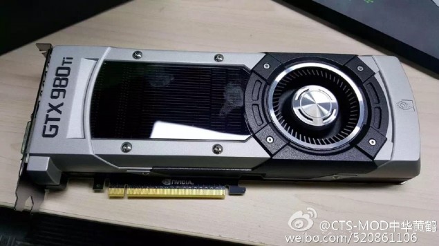 Анонс видеокарты NVIDIA GeForce GTX 980 Ti состоится 2 июня