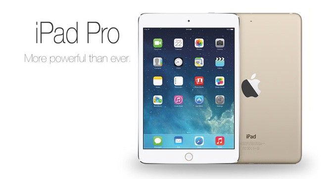 Крупный планшет Apple iPad Pro получит стилус, порт USB-C и чип NFC
