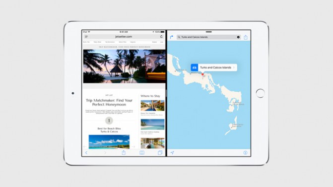 Apple добавила многозадачность в iOS 9