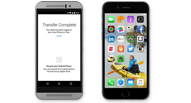 Apple создала приложение для простого перехода с Android на iOS