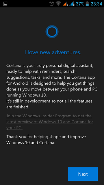 Cortana просочилась в интернет: бета-версия Android-приложения голосового помощника от Microsoft попала в сеть