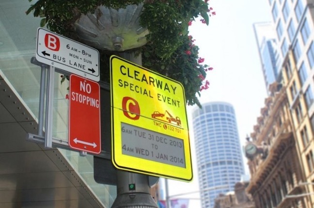 В Сиднее устанавливают первые в мире e-ink парковочные знаки
