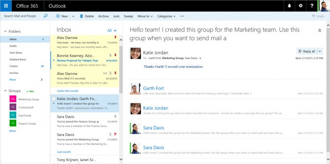 Веб-приложение Outlook получило новое название, новый дизайн и новые функции