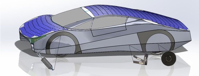 В Австралии создали электрический спорткар с солнечными батареями