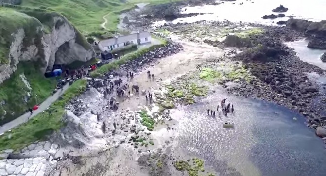 game of thrones drone footage 1