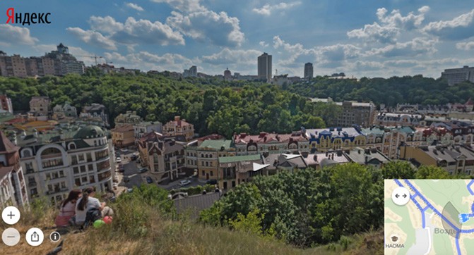 «Яндекс» обновил панорамы Киева, Днепропетровска, Львова и Харькова