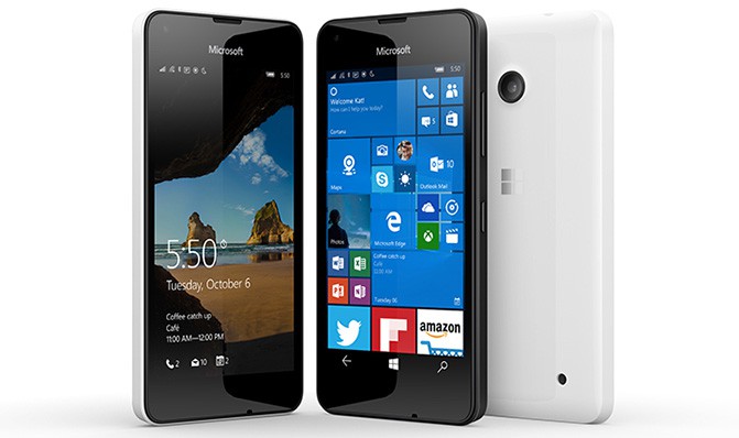 Microsoft Lumia 550 - бюджетный смартфон с Windows 10