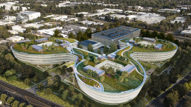 Apple построит ещё один кампус оригинальной формы