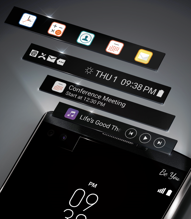 Состоялся официальный релиз смартфона LG V10, оснащённого двумя дисплеями