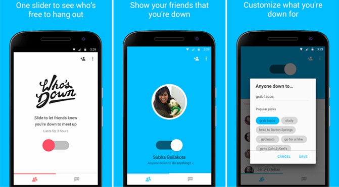 Google выпустила приложение Who’s Down, позволяющее найти друзей для общения