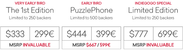 На Indiegogo собирают деньги на модульный смартфон Puzzlephone