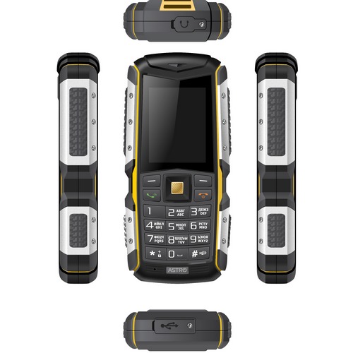 Обзор защищенного мобильного телефона Astro A200RX
