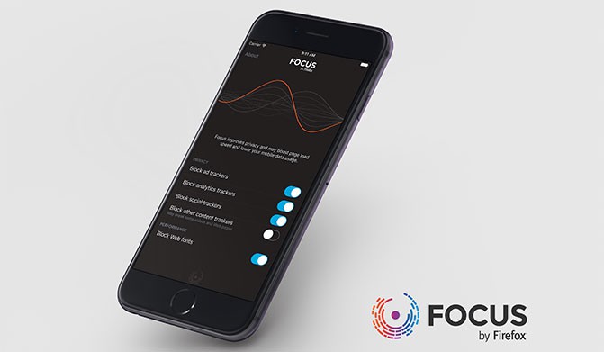 Mozilla выпустила мобильное приложение Focus by Firefox для блокирования нежелательного контента в Safari на iOS9