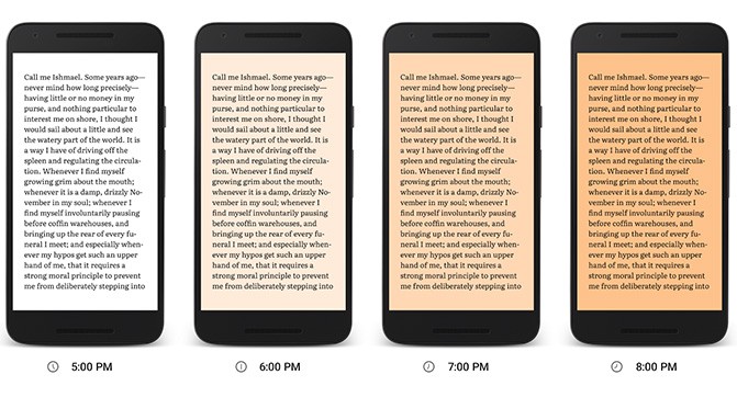 В приложении Google Play Books появился режим для ночного чтения