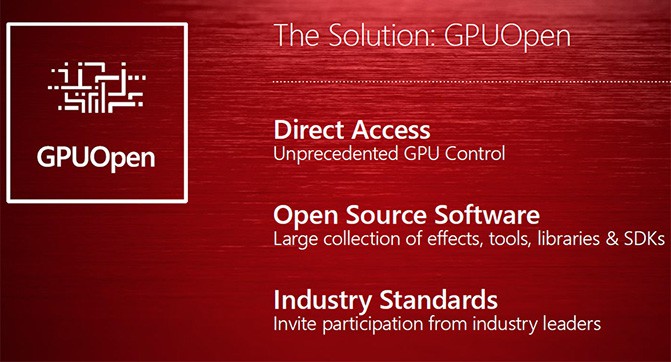 Инициатива AMD GPUOpen позволит разработчикам более полно задействовать ресурсы GPU