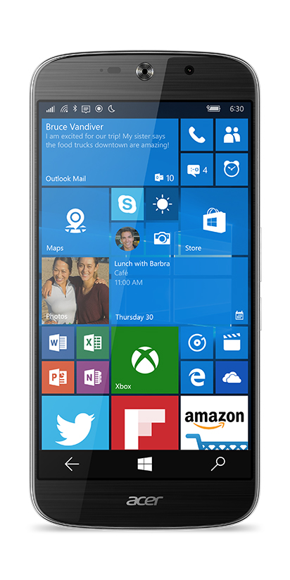 Acer выпустила Liquid Jade Primo - флагманский смартфон с Windows 10