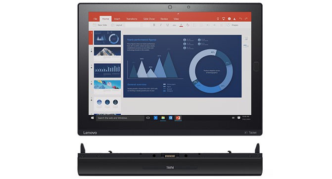 Lenovo показала планшет ThinkPad X1, который также может выполнять роль ноутбука, проектора и 3D камеры