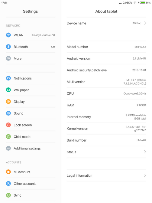 Обзор планшета Xiaomi Mi Pad 2