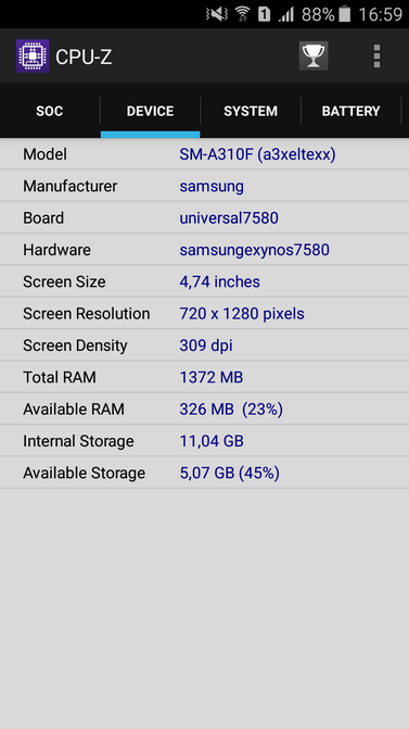 Обзор Samsung Galaxy A3 (SM-A310F): стекло + металл