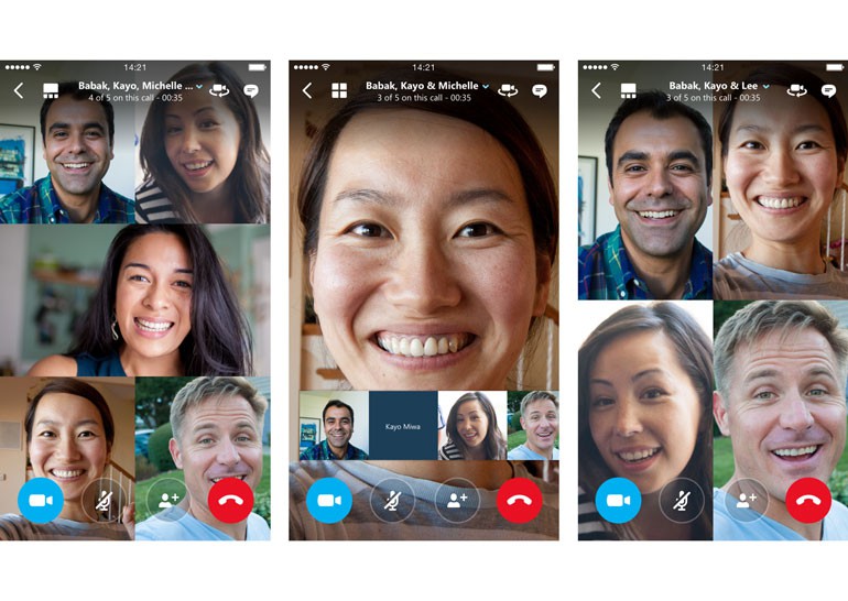 В мобильной версии Skype появилась функция групповых видеозвонков с поддержкой до 25 пользователей