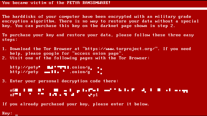 Зловред-вымогатель Petya шифрует весь диск и требует выкуп за разблокировку данных