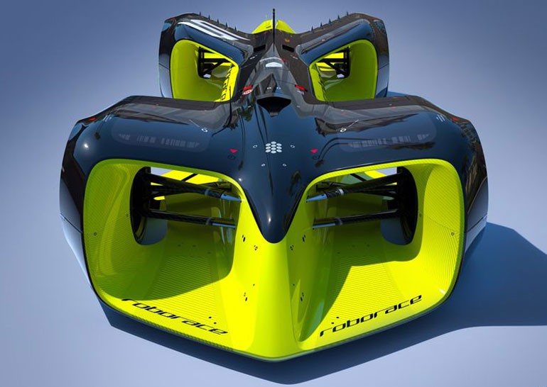 Организаторы гонок беспилотных автомобилей Roborace показали дизайн машин