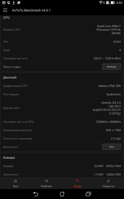 Експрес-огляд планшета ASUS ZenPad 8.0 (Z380KL)