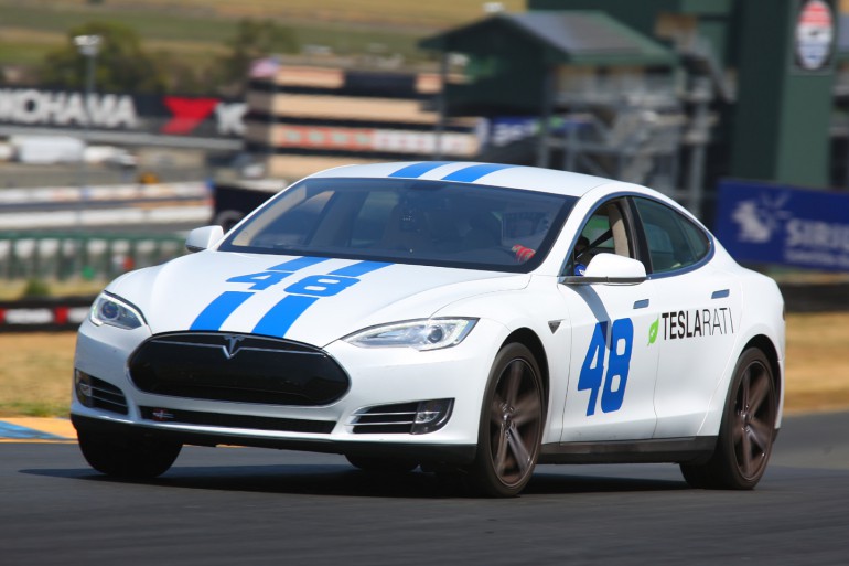 Tesla Model S Racing