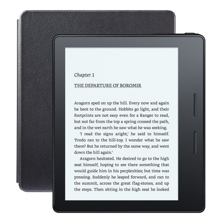Amazon официально выпустила новый ридер Kindle Oasis с улучшенным дисплеем и комплектной обложкой с батареей