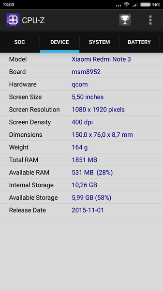 Обзор смартфона Xiaomi Redmi Note 3 Pro