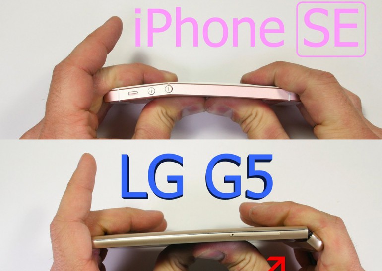 iPhone SE & LG G5