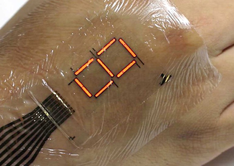 Сверхтонкие светодиоды позволят создавать носимые на коже электронные устройства