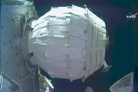Со второй попытки: NASA удалось развернуть надувной модуль BEAM на МКС