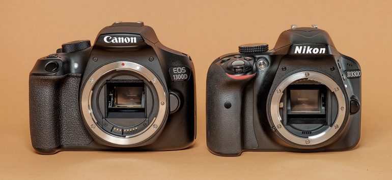 Canon 1300D, Nikon D3300