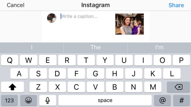 В iOS теперь можно публиковать фотографии в Instagram прямо из галереи «Фото»