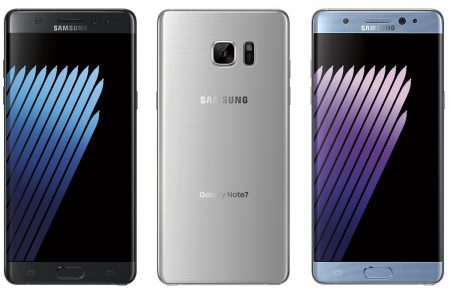 Опубликовано официальное изображение смартфона Samsung Galaxy Note7, позволяющее узнать варианты его расцветки