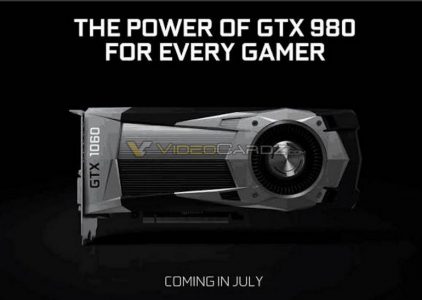 GeForce GTX 1060: технические характеристики и ожидаемая производительность