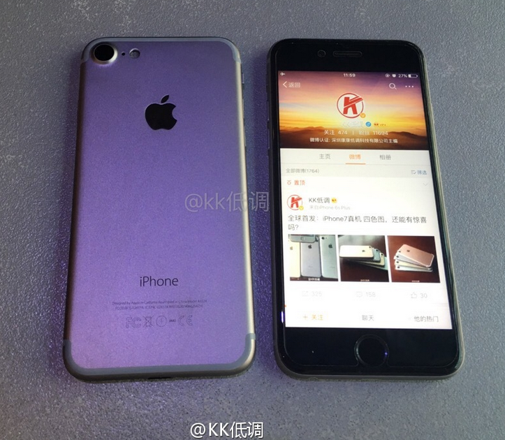 Фото и видео, на которых смартфон Apple iPhone 7 сравнивается с нынешней моделью iPhone 6s