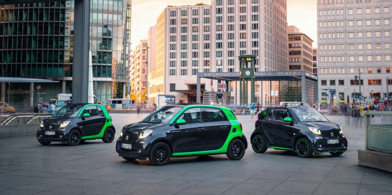 Smart представил новое поколение всех своих электромобилей — ForTwo, ForTwo cabrio и ForFour
