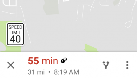 Google Maps начинает показывать скоростные ограничения на дорогах