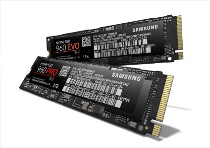 Samsung анонсировала сверхскоростные SSD 960 Pro и 960 EVO
